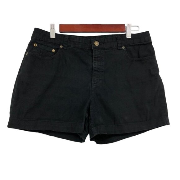 Charter Club black stretchy  shorts 5 pocket size 8 - Picture 1 of 15